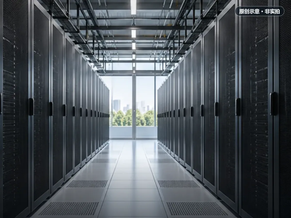 Dell PowerEdge R470 产品页:机架服务器机房部署原创示意,非该型号实拍