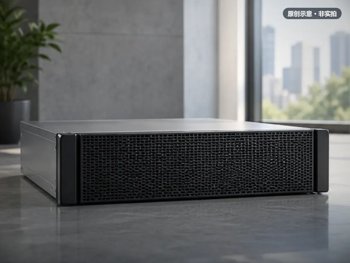 Dell PowerStore 500T 产品页:企业存储外观概念原创示意,非该型号实拍
